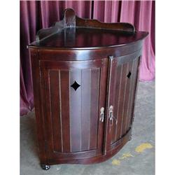 MISSION STYLE ARTS & CRAFTS CORNER CUPBOARD #2055478