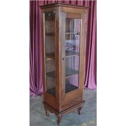 FRENCH VICTORIAN STYLE CURIO CABINET BOOKCASE #2055484