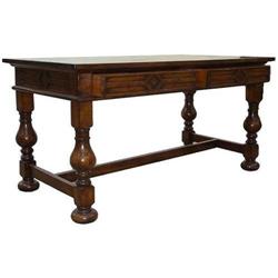 OLD WORLD EUROPEAN GOTHIC RENAISSANCE 2 DR DESK#2055490