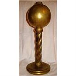 ANTIQUE EUROPEAN 18TH CENTURY OIL BRONCE LAMP #2061873