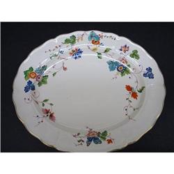 GRINDLEY HAND PAINTED OVAL PLATTER  #2061937