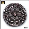 Image 1 : 50 VINTAGE BLACK PICTORIAL FLOWER BUTTONS 30's #2062120
