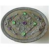 Image 1 : Apollo Glass Jeweled and Brass Jewelry Box #2062225