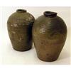 Image 1 : Antique 1880s GREEN WINE URN JAR china POTTERY #2062449