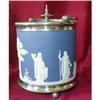 Image 1 : WEDGWOOD JasperWARE Dark Blue BISCUIT -Antique-#2062492