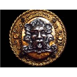 DRAMATIC BAcchus HUGE jewel locket Brooch #2062550