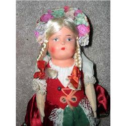 9.5 Papier Mache International Doll great #2075004