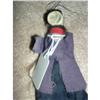 Image 1 : Unusual Turkey doll covered cloth head, wood #2075094