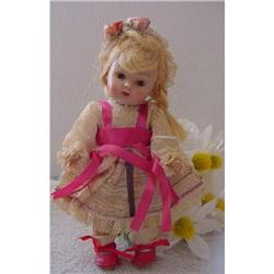 Doll Hard Plastic GINNY Strung Vogue 1950s #2075552