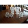 Image 1 : Two Large Waffle Weaved Vases/Matching Glasses #2012594