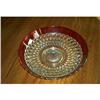 Image 1 : Diamond Point Ruby Stained Bowls #2012597