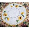 Image 1 : LOVELY EMBROIDERY-ROUND CENTER PIECE #2012702