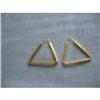Image 1 : 14K. Gold Earings Art deco rectangular! #2012932