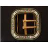 Image 1 : VICTORIAN ENAMEL BRASS BUCKLE #2012995