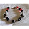 Image 1 : Sterling, Lampwork and Glass Bracelet #2013137