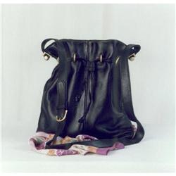 AERIKA Fine Leather Handbag Drawstring #2013348