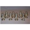 Image 1 : Set of 8 Sterling Silver Salt & Pepper Shakers #2013689