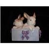 Image 1 : NAO Lladro #1081 2 small rabbits in a box with #2014659