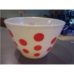 Fire King Red Dot Bowl #2014710