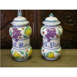 ITALIAN MAGIOLICA FARMACY GINGER JAR #2027335