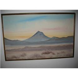 Desert painting signed Juan Nakai 66 #2028234