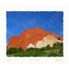 Image 1 : "Red mountain" Author's lithograph by Livitin #2043870