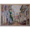 Image 1 : Watercolor "View of Betanz" by Seijo Rubio #2044472