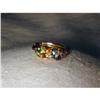 Image 1 : Estate 14K Amethyst Topaz Citrine Peridot Ring #2044508