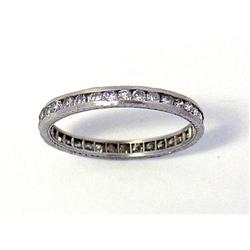 Platinum and Diamond Wedding Band #2044657