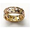 Image 1 : 14Kt Pink, White, and Yellow Gold Band #2044665
