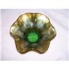 Image 1 : Fenton Peacock Tail Ruffled Hat Bowl  #2044844