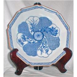 BLUE AND WHITE SHONZUI PLATE #2061119