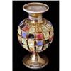 Image 1 : Large Multicolor Vase with Mosaic Design  #2061355