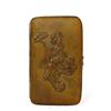 Image 1 : Japanese Relief Bronze Cigarette Case Geisha #2061458