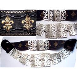 1900s Hallmark SILVER Victorian BELT LOADED #2061509