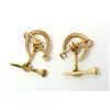 Image 1 : 14Kt Gold Horseshoe Cufflinks #2061566