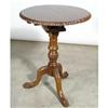 Image 1 : PIE CRUST ANTIQUE WALNUT TILT ACCENT TABLE #2061686