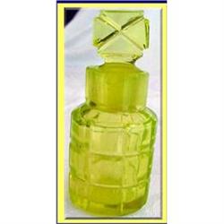 VASELINE CUT GLASS PERFUME BOTTLE VICTORIAN  #2061748