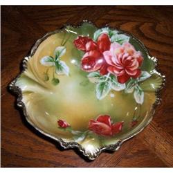 Noritake Maple Leaf Floral Painted Gilt Bowl #2073700