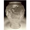 Image 1 : CZECH ART DECO GLASS VASE FLYING BIRDS #2073779