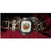 Image 1 : Peruvian Sterling /Enamel/18KT Link Bracelet #2073797