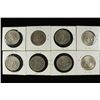 Image 2 : 8 ASSORTED 1974-2009 KENNEDY HALF DOLLARS