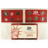 Image 2 : 2001 US SILVER PROOF SET (WITH BOX)