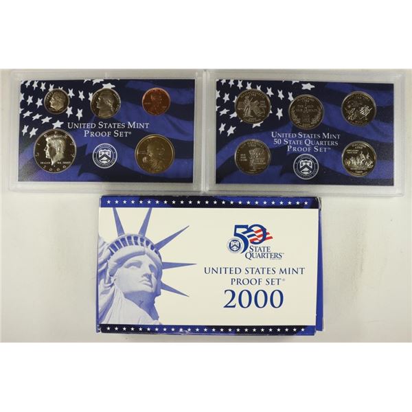 2000 US PROOF SET (WITH BOX)