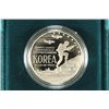 Image 1 : 1991 KOREAN WAR MEMORIAL PROOF SILVER DOLLAR