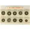 Image 1 : THE CHING DYNASTY 10 CASH COIN SET 1644-1911