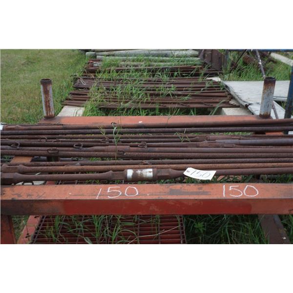 Sucker Rod, Steel Frame, Round Metal.