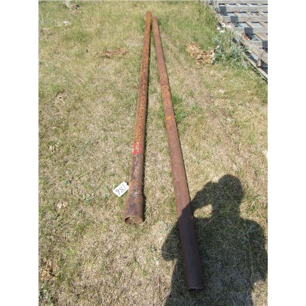 2 - 13ft x 3.5" diameter Metal.