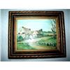 Image 1 : Miniature Signed Landcape Framed English Art #2025025