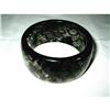 Image 1 : Bangle of Lucite Embedded with Blk. Gold Lace #2025036